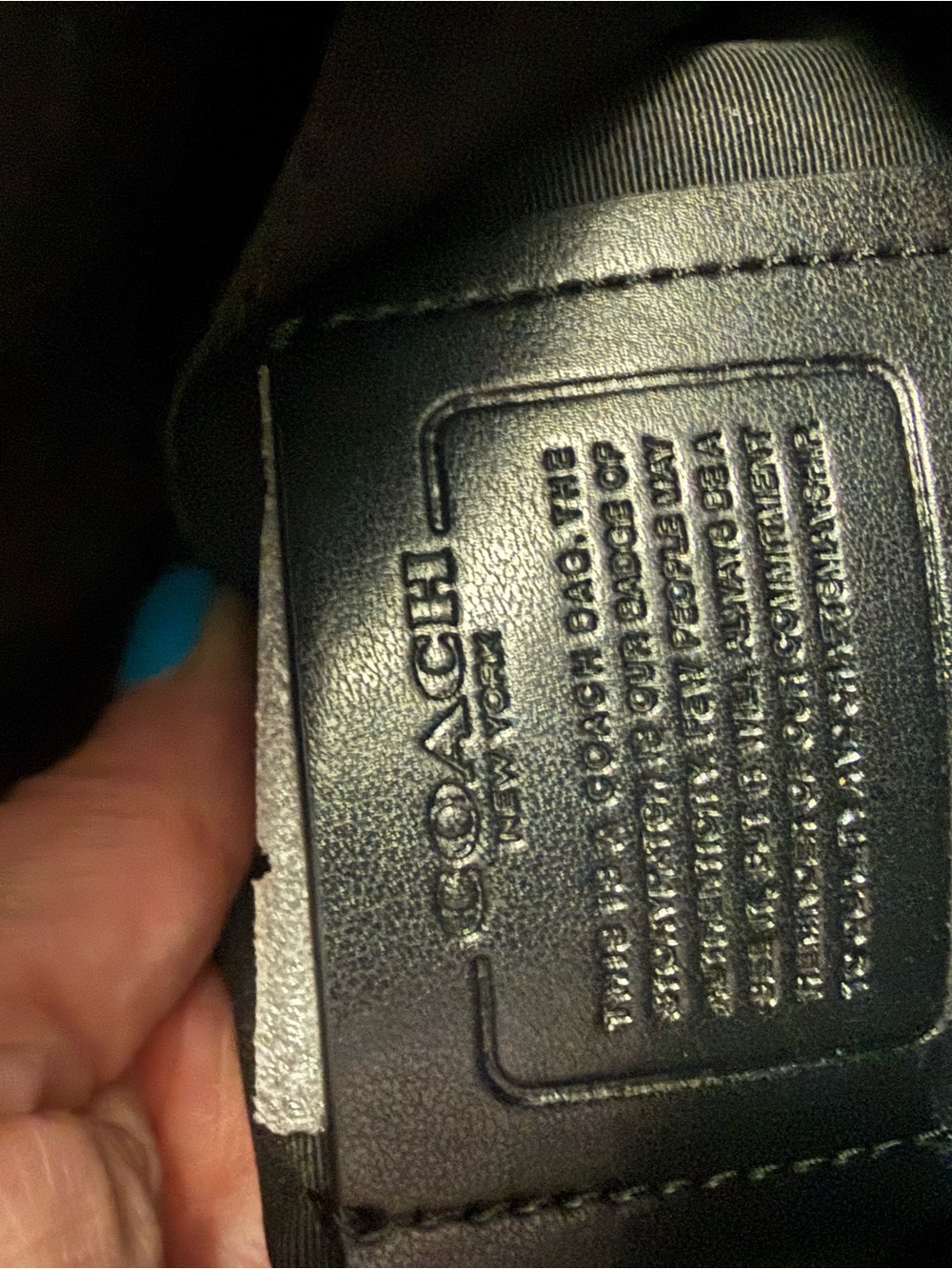 Coach Men’s Black Signature Messenger Crossbody - Picture 5 of 8